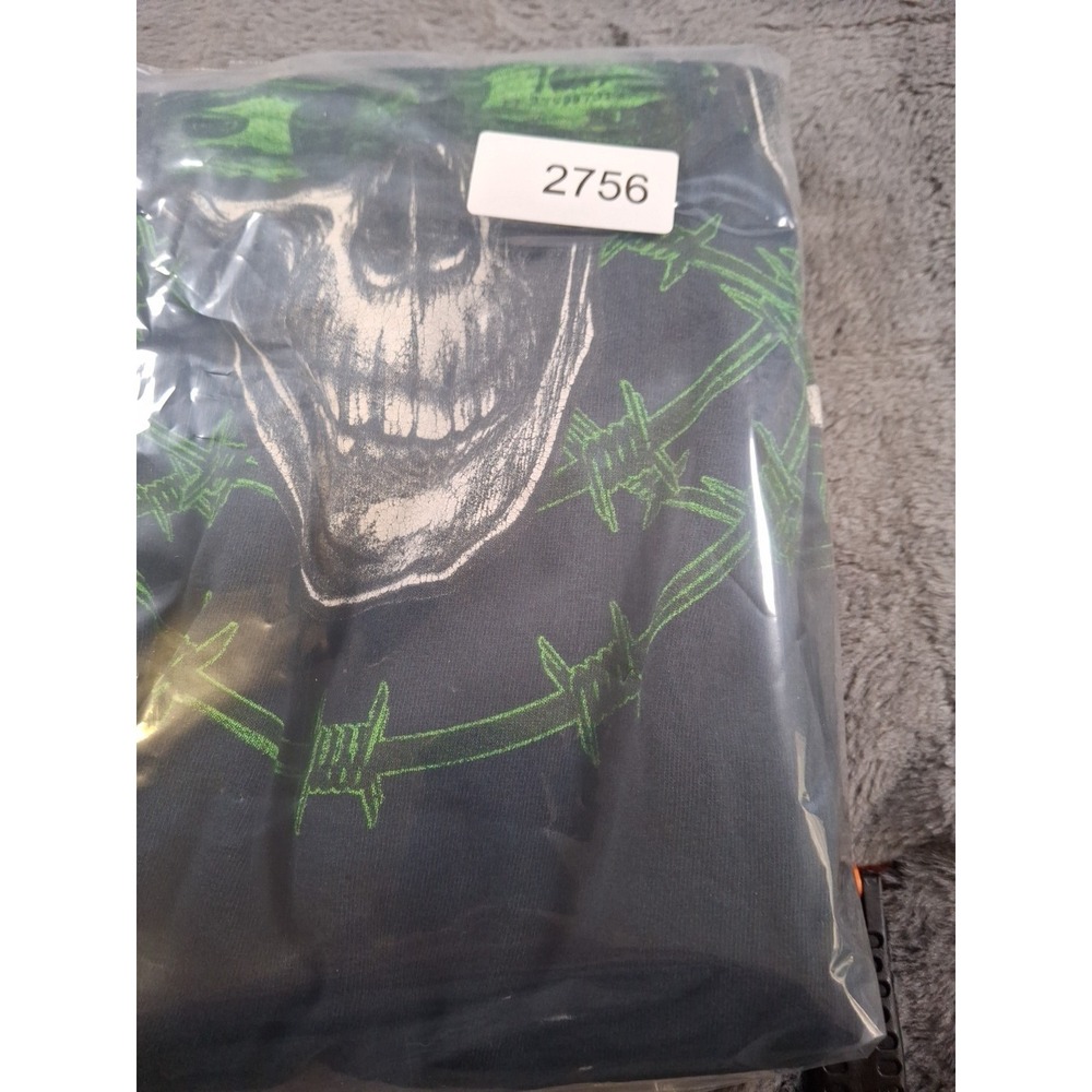 Y2k Skull Money Barbwire T Shirt 3xl Graphic Print - Picture 8 of 8